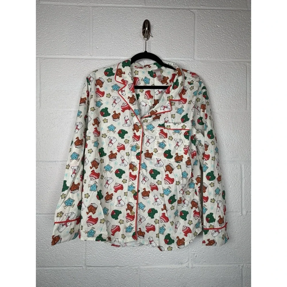 Wondershop Target Christmas Pajama Set Womens L Holiday Flannel Cute Winter Pjs - Picture 5 of 6